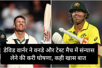 David Warner Retirement