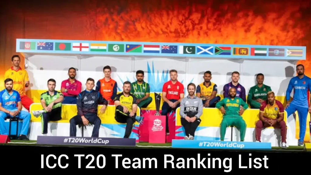 ICC T20 Team Rankings 2024 आईसीसी रैंकिंग टी20 लिस्ट में भारतीय टीम