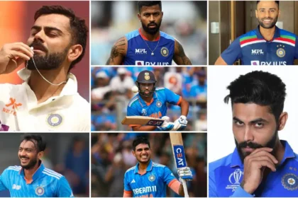 India cricket team players Ranking